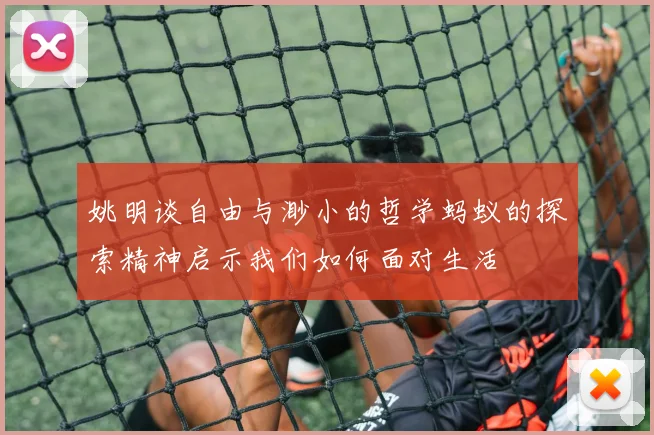 姚明谈自由与渺小的哲学蚂蚁的探索精神启示我们如何面对生活